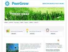 Tablet Screenshot of peergrow.com